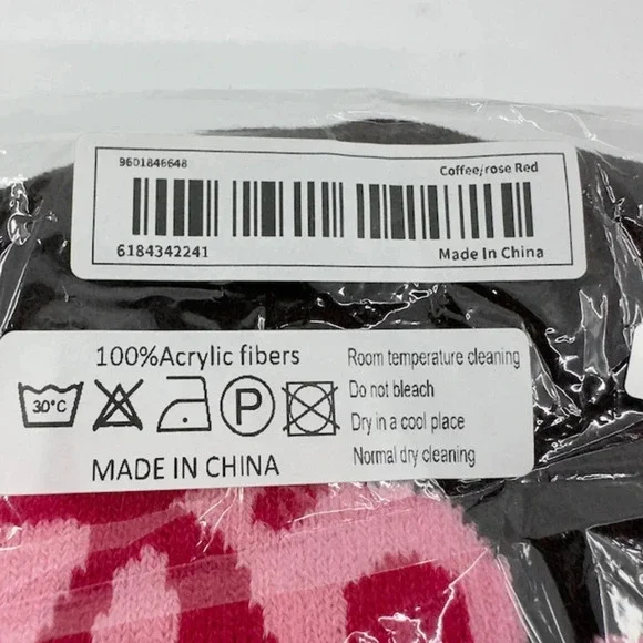 Rich Mob No Cuff Double Layer Knit Skully Beanie Hat Black Acrylic - Picture 5 of 5